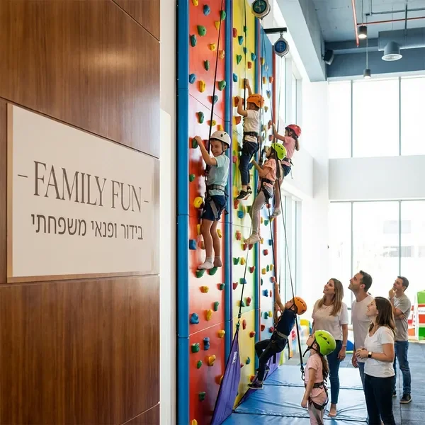 קיר טיפוס לילדים - פעילות family fun near me